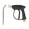 Fieldstar Premium Pressure Water Spray Universal Gun Nozzle (Suitable for STARQ, VANTRO, AIMEX, GAOCHENG, AGARO, Shakti) with long bend Nozzle (Black)