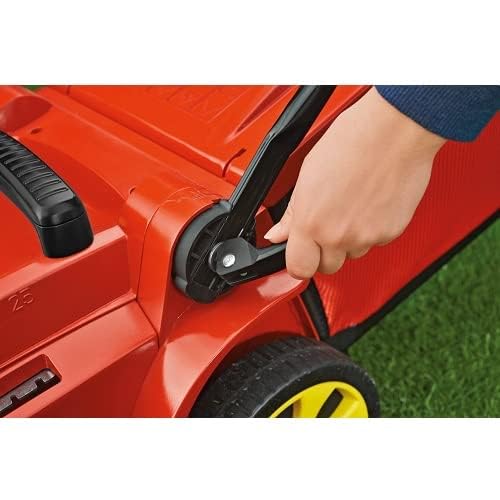 FIELDSTAR with Wolf Garten 18Bkejs2650 1400W 3500 RPM Electric 3-in-1 Push Lawn Mower with Soft Grip Handle,13 Inch Winged Blade,Maximum Mowing Area 250 Metre Square,30 L Grass Catcher Capacity