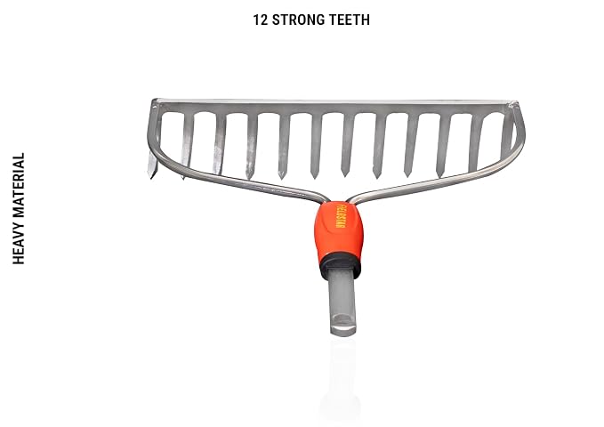 Fieldstar Multi-Star Heavy Duty Garden Rake, Model 12 Teeth (Garden Rake 12 Teeth)