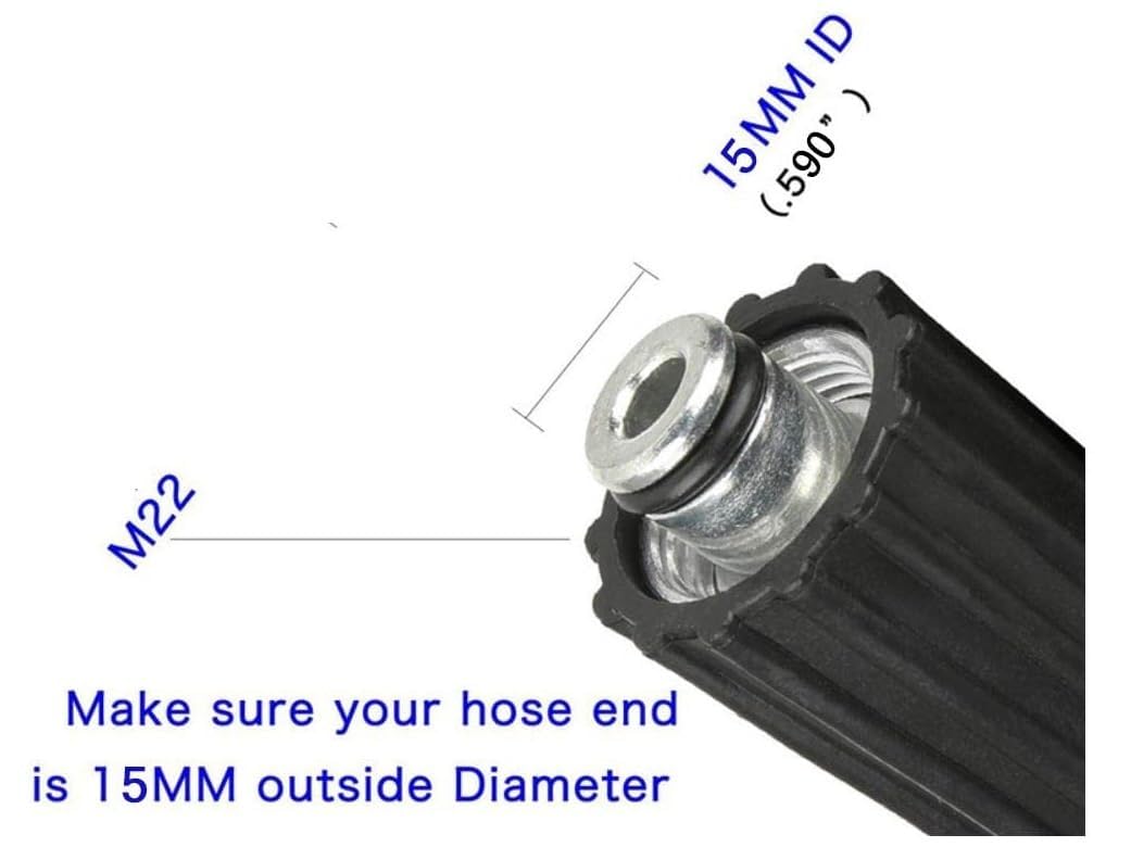 Fieldstar Premium Quick Connector Rotary Nozzle for Gutter, Sewer & Drain Cleaning | Fits JPT, Starq, Resqtech, Agaro, Shakti & More
