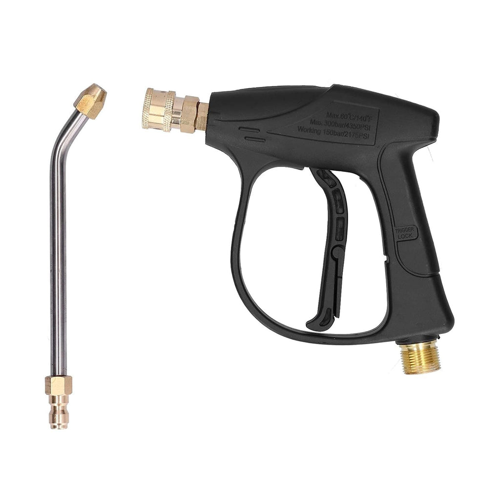 Fieldstar Premium Pressure Water Spray Universal Gun Nozzle (Suitable for STARQ, VANTRO, AIMEX, GAOCHENG, AGARO, Shakti) with long bend Nozzle (Black)