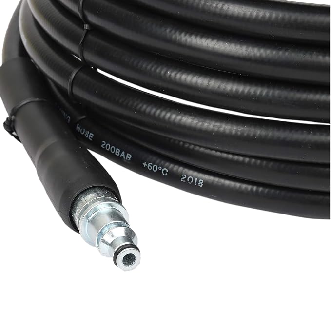 Fieldstar Pressure Washer Hose Pipe for Bosch Aquatak & AQT | Heavy Duty Car Washer Replacement Hose with Quick Connect (10 metre)