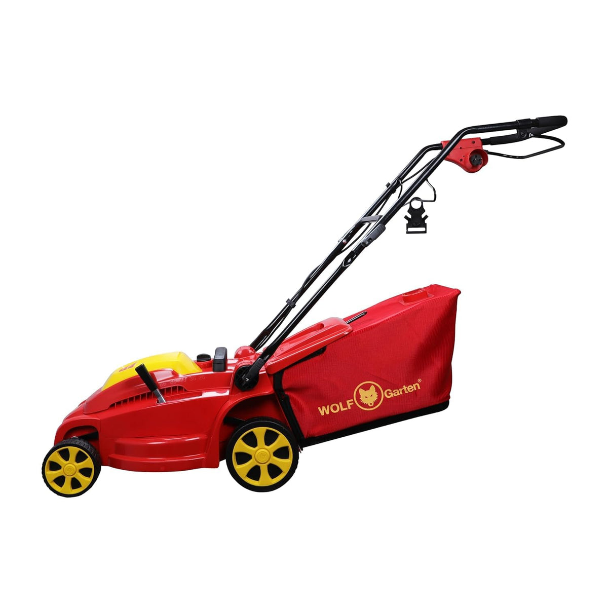 FIELDSTAR with Wolf Garten 18Bkmjl2650 1800W 3500 RPM Electric 3-in-1 Lawn Mower,16 Inch Winged Blade,Maximum Mowing Area 450 Metre Square,Soft Grip Handle,45 L Grass Catcher