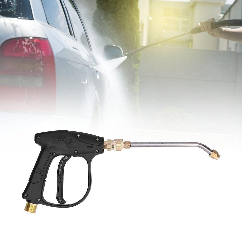 Fieldstar Premium Pressure Water Spray Universal Gun Nozzle (Suitable for STARQ, VANTRO, AIMEX, GAOCHENG, AGARO, Shakti) with long bend Nozzle (Black)