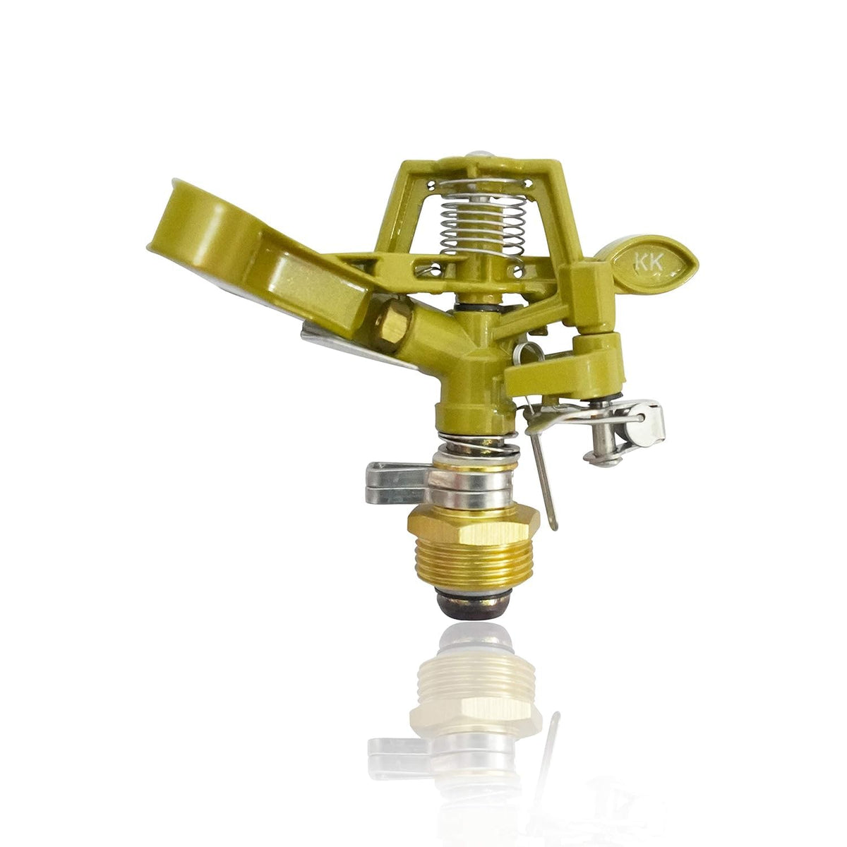 FIELDSTAR 1/2 inches Brass Impact Drive Sprinkler Garden Watering Irrigation Sprayer Head (2)
