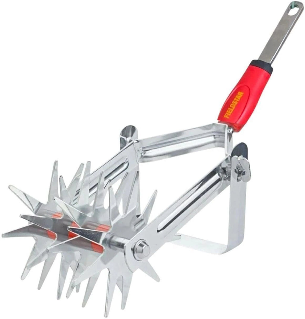 Fieldstar Multi Star Push Pull Weeder/Soil Miller/Crumbler Without Handle (Silver) (DA-S) Garden Tool Kit (1 Tools)